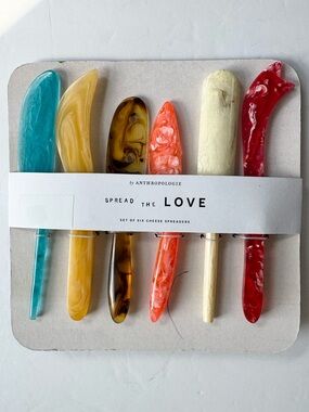 NWT Anthropologie Mignon Resin Spreaders